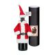 Wine Tube Weihnachtsmann mit individuellem Etikett