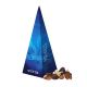 30 g Premium Studentenfutter in Präsent-Pyramide mit Werbedruck