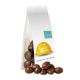 40 g Express Bio Erdnüsse mit Schokolade im Standbeutel mit Werbereiter