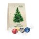 Weihnachtliche Geschenktüte (Graspapier) Lindt Lindor Pralinés mit Werbedruck