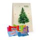 Weihnachtliche Geschenktüte (Graspapier) Tony´s Schokolade mit Werbedruck