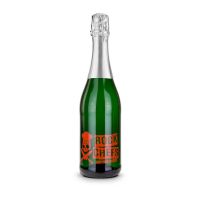 0,75 l Sekt Cuvée grüne Flasche mit Werbedruck Bild 3