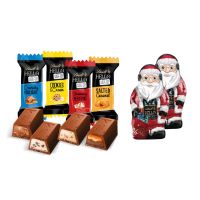 240 g Adventskalender mit Lindt HELLO  Stick Mix und Santa  und rundum Werbedruck Bild 3