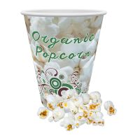 10 g salziges Bio Popcorn im Becher mit Werbedruck Bild 1