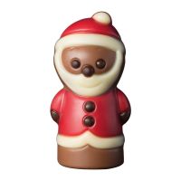 10 g Schoko-Weihnachtsmann in Runddose mit Werbeetikett Bild 2