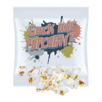 10 g süßes Bio Popcorn im Werbetütchen mit Logodruck Bild 1