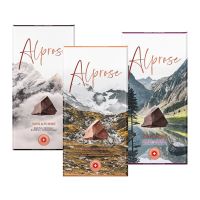 100 g Tafel Alprose Bitter 74 % Schweizer Salz in Versandkartonage mit Werbedruck Bild 2