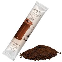 12 g Kakao Getränkepulver dunkel in Portionsstick mit Werbedruck Bild 1