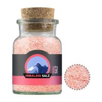 135 g Himalaya-Salz im Korkenglas mit Werbeetikett Bild 1