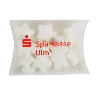 15 g Mint-Sternchen in Mini-Kissen und Logodruck Bild 1