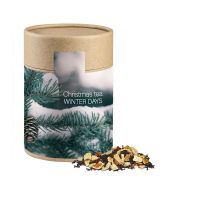 170 g Wintertage Tee in kompostierbarer Pappdose mit Werbeetikett Bild 1
