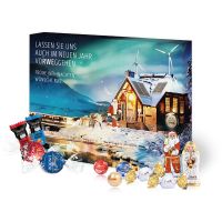 200 g Adventskalender mit Lindt Schokoladenmischung  und rundum Werbedruck Bild 4