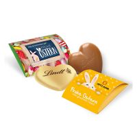 20 g Lindt Schokoladenherz im Werbebriefchen mit Werbedruck Bild 2