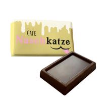 3,5 g Mini-Schokoladen-Täfelchen mit bedruckbarer Banderole Bild 1