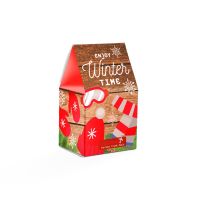 Standbodenbox mit Ritter SPORT Weihnachtsschokolade und Werbedruck Bild 3