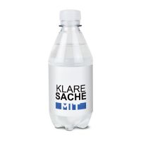 330 ml Promo Wasser Spritzig mit Logodruck Bild 1