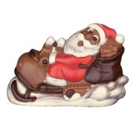 Weihnachtsmann auf Skibob 125 g Bild 1