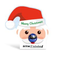 Lindt Lindor in Santa Claus Kartonage mit Logodruck Bild 5
