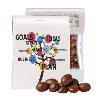 15 g Express Bio Schoko-Erdnüsse im Tütchen mit Werbereiter Bild 1