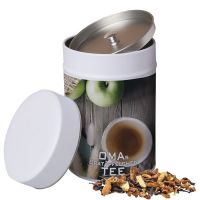 140 g Omas Bratäpfelchen Tee in Maxi Dose mit Werbeetikett Bild 1