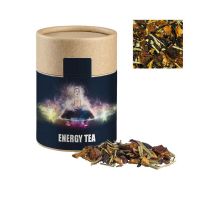 45 g EnergieMix + Koffein Tee in kompostierbarer Pappdose mit Werbeetikett Bild 1