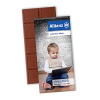 Schokoladentafel Excellence von Lindt mit Werbekartonage mit Logodruck Bild 1