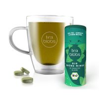 Bio Grüne Minze TeaBlobs in Eco Pappdose mit Werbeanbringung Bild 4