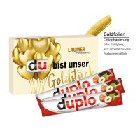 3er Ferrero duplo in der Präsent-Verpackung mit Werbedruck Bild 3