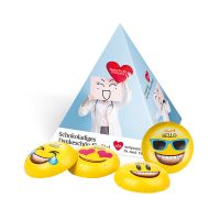 35 g Lindt HELLO Mini Emoti in Werbe-Pyramide mit Logodruck Bild 1