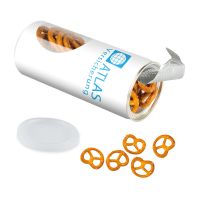 Snack Roll mit Mini Salzbrezeln und Logodruck Bild 2