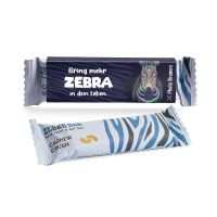 Zonama Zebra Bar Cashew Crush im Werbeschuber mit Logodruck Bild 1