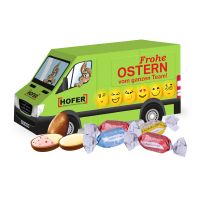 3D Oster Transporter Lindt Joghurt-Eier mit Werbebedruckung Bild 1
