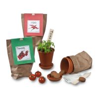 Gemüseanbau-Set mit Werbereiter und Logodruck Bild 1