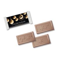Midi Schokoladen-Täfelchen im X-mas Werbeflowpack Bild 1