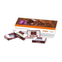 28 g Sarotti-Schokoladentäfelchen in Präsentbox mit Werbedruck Bild 1