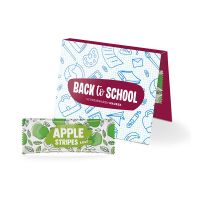 Werbekarte Fruit Stripes Apple sour mit Logodruck Bild 1