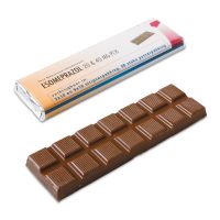 75 g Schokoladenriegel mit Banderole und Werbedruck Bild 1