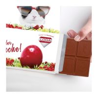 Grußkarte mit Schokoladentafel Excellence mit Werbedruck Bild 2