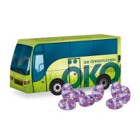 3D Oster Bus Milka Eier mit Werbebedruckung Bild 3