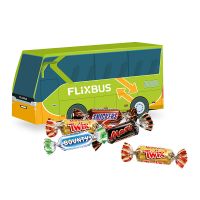 Oster Bus Miniatures Mix mit Werbedruck Bild 1