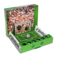 Soccer-Box mit Werbeetikett Bild 1