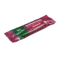 40 g Bio Müsliriegel SUPERFOOD Cranberry + Kokos im Werbeschuber mit Logodruck Bild 3