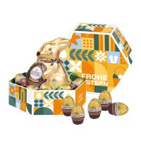 105 g Osternest Ferrero Rocher Schokoladenmischung mit Werbedruck Bild 1