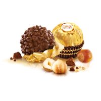 3er Ferrero Rocher Präsent in Werbekartonage mit Logodruck Bild 2
