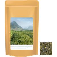 30 g Bio Grüner Tee mit Minze im Midi Doypack mit Werbeetikett Bild 1
