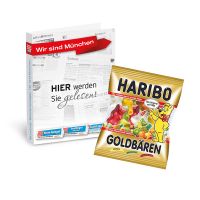 Werbekarte HARIBO Goldbären mit Werbedruck Bild 1