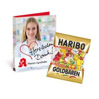 Werbekarte HARIBO Goldbären mit Werbedruck Bild 2