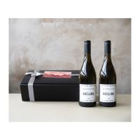 Geschenkset `Wein Pur Weiß` in edler Geschenkbox mit eine individuell bedruckbaren Karte Bild 1
