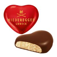 25 g Niederegger Herzen im Werbewürfel mit Logodruck Bild 2