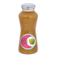 200 ml Apfelsaft in Glasflasche mit Werbeetikett Bild 1